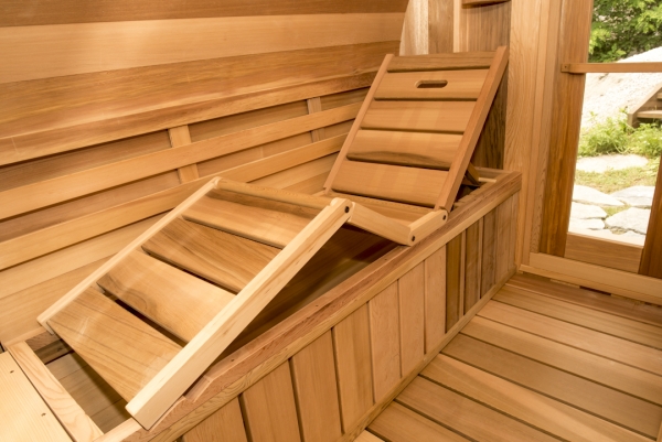 84" x 8' Panoramic View Barrel Sauna - Image 2
